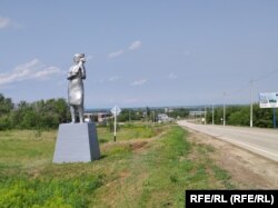 На въезде в Ивантеевку